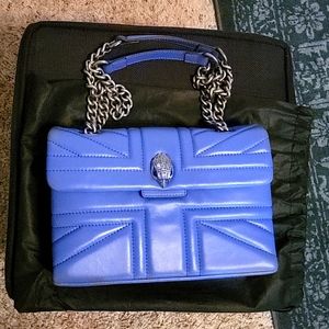Kurt Geiger periwinkle medium leather shoulder bag